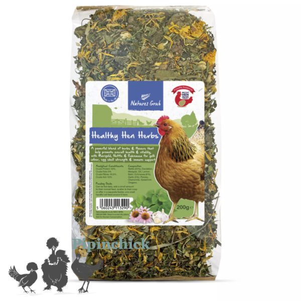 Natures Grub Healthy Hen Herbs 200gm